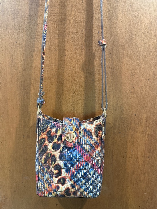 Brahmin Crossbody • Multi-Color Embossed Leather - Picture 1 of 3